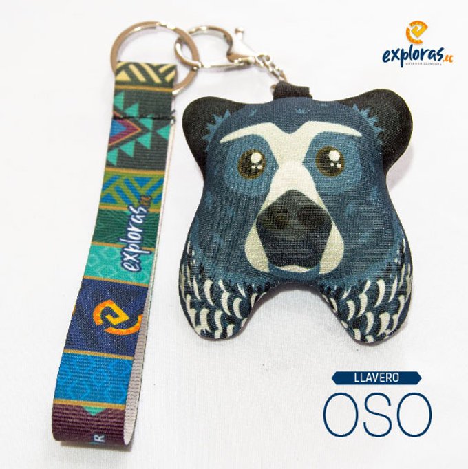 Llavero peluche oso ExplorasEc
