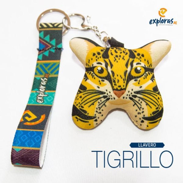 Llavero peluche tigrillo ExplorasEc